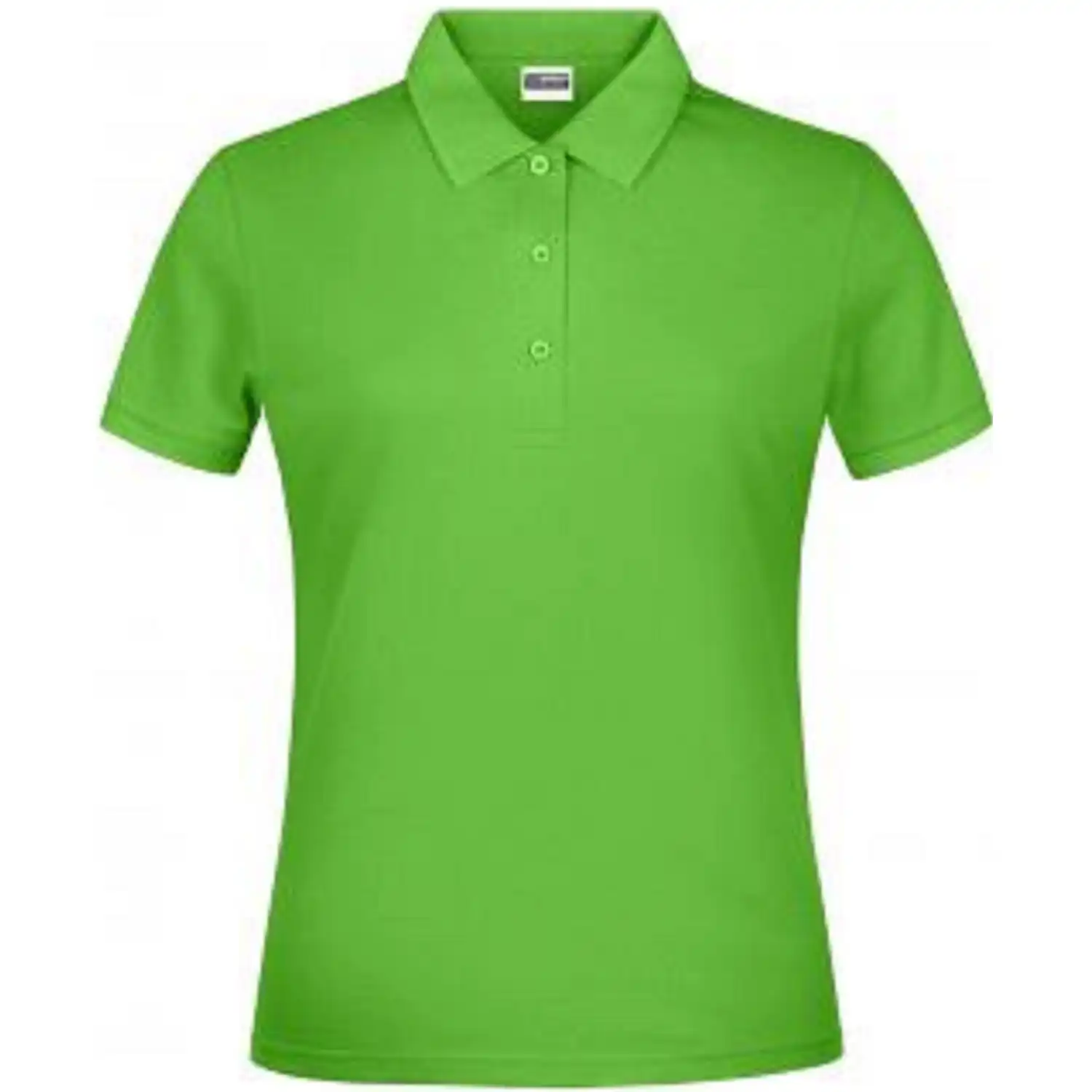 Damen Basic Polo Lady in lime-green, M - Bild 1
