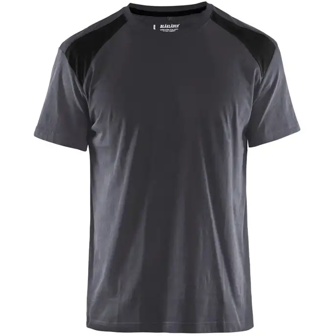 T-Shirt "3379" in mittelgrau/schwarz, XXL - Thumbnail 1