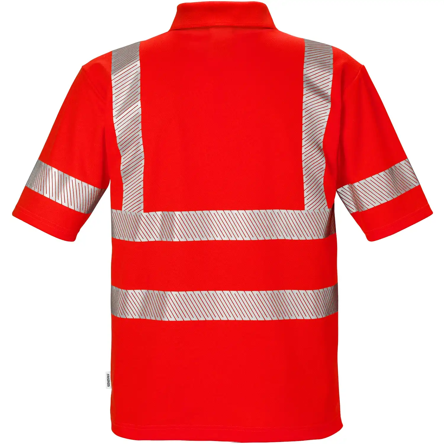 Warnschutz Poloshirt "7406 PHV" Stiby UV-Schutz in 4XL, Rot - Thumbnail 2
