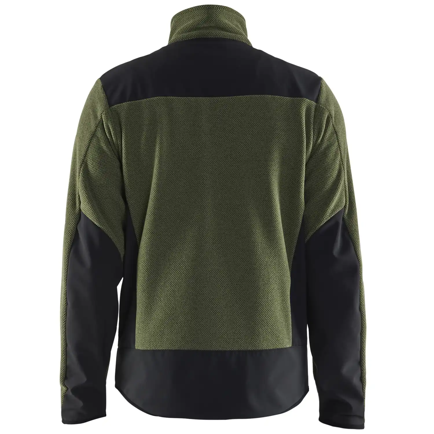 Strickjacke "5942" in herbstgrün/schwarz, L - Thumbnail 2