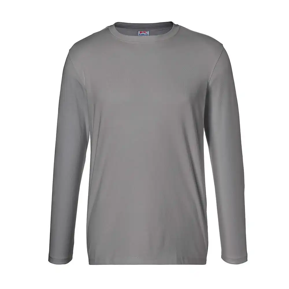 Longsleeve-Shirt 190g/m² "5025" in grau, XL - Bild 1