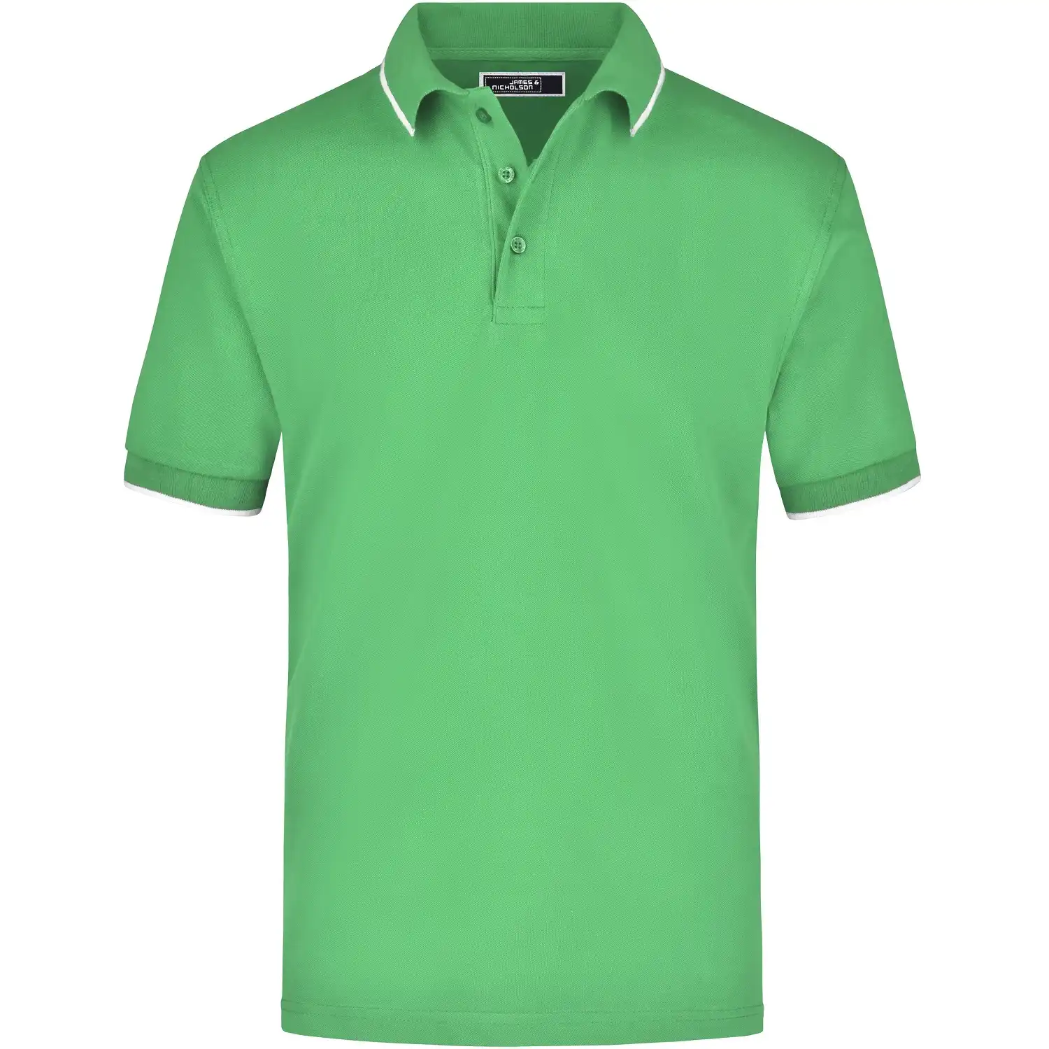 Poloshirt Tipping "JN034" in frog/white, L - Bild 1