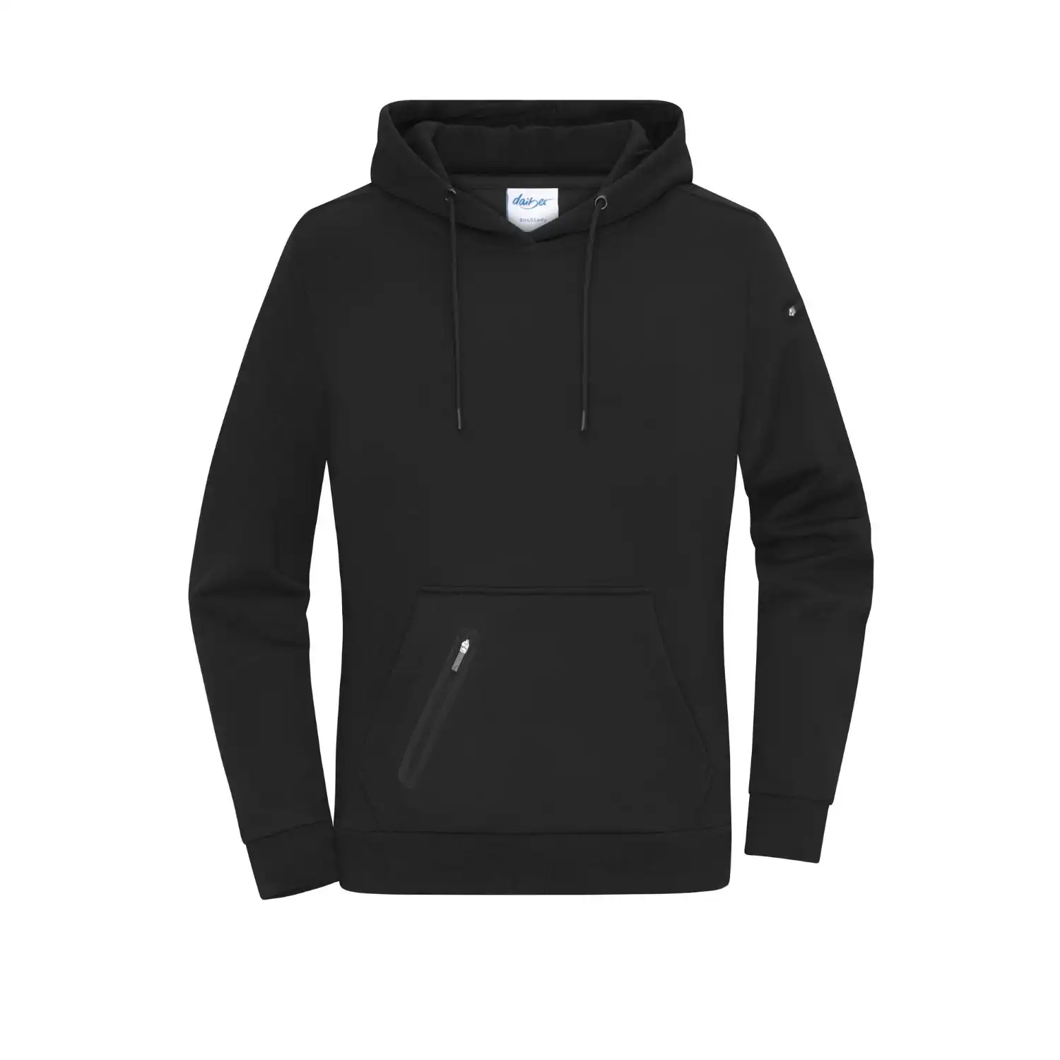 Damen Kapuzen-Sweatshirt "INTERLOCK" 8045 in black, L - Thumbnail 1