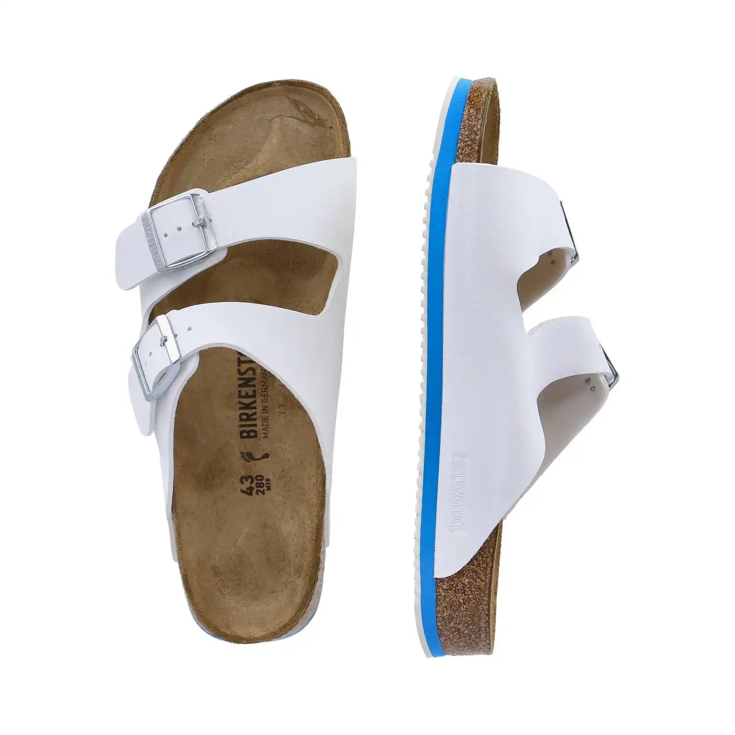 Sandalen "Arizona Super Grip" schmal weiß in 35 - Thumbnail 3