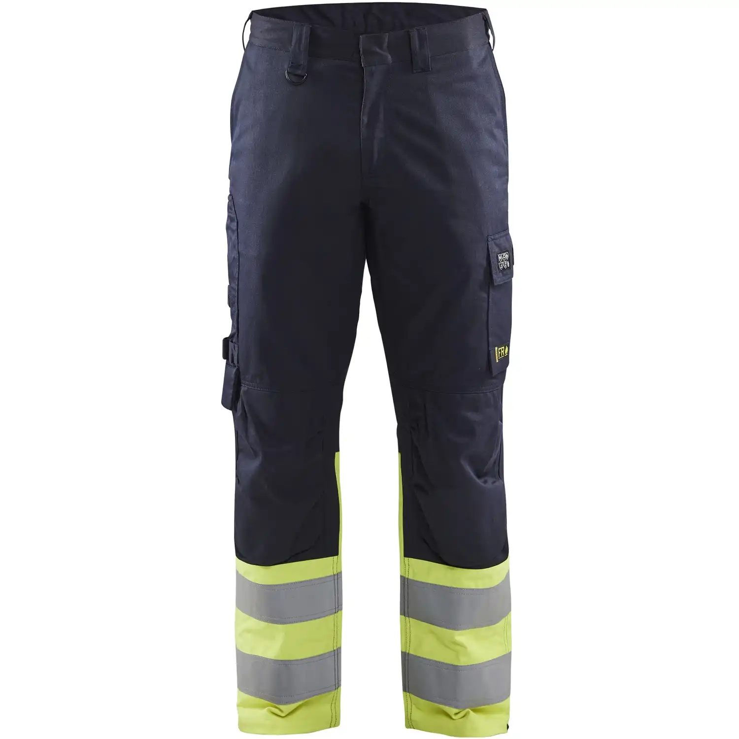 Multinorm Bundhose "1705" Inherent Stahl marine/gelb in C58 - Thumbnail 1