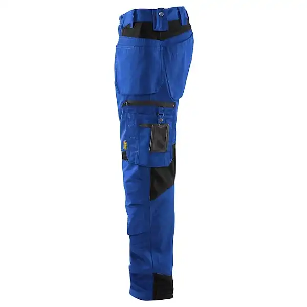 Handwerkerhose "1555" in kornblau/schwarz, C146 - Thumbnail 3