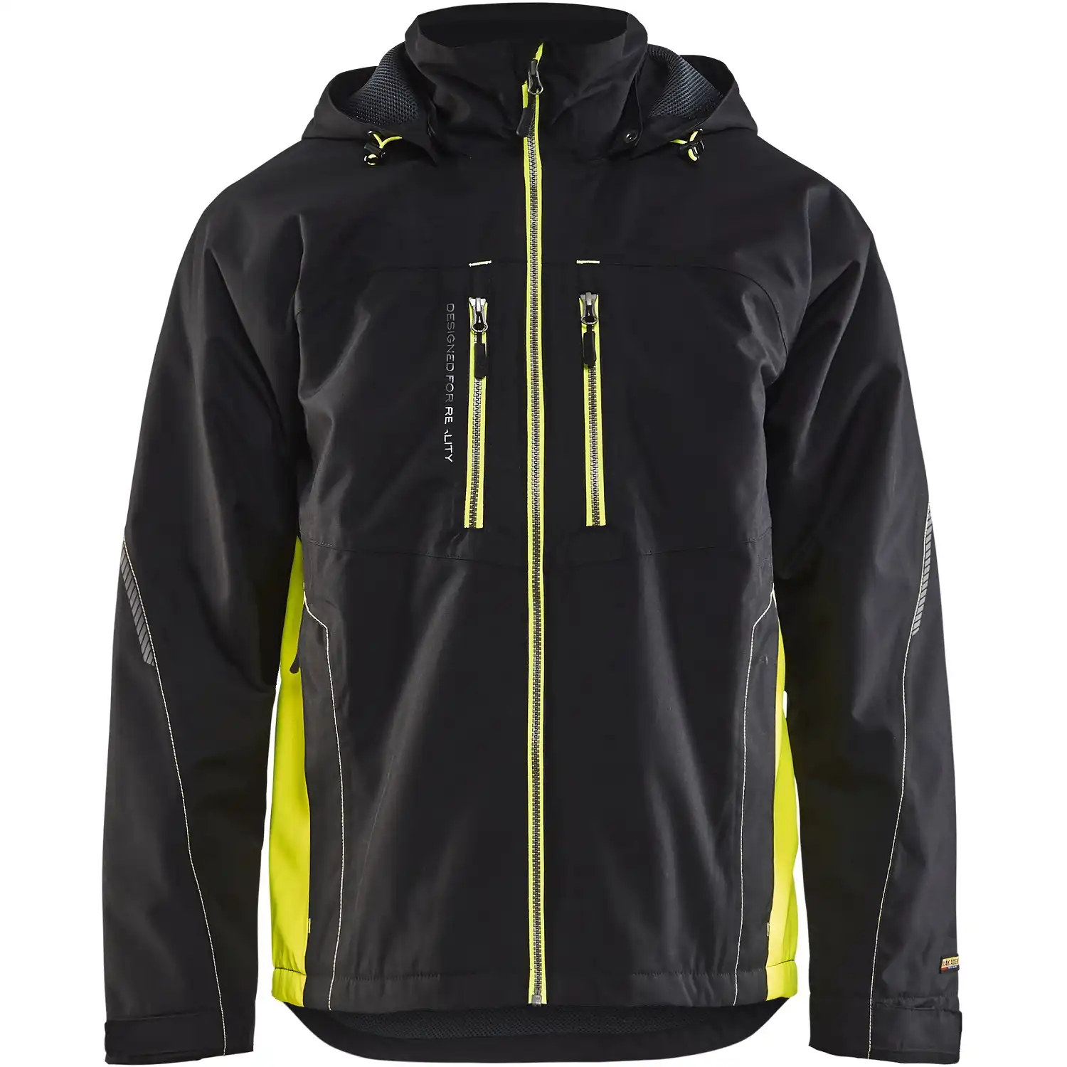 Funktions Winterjacke "4890" in schwarz/gelb, 3XL - Thumbnail 1
