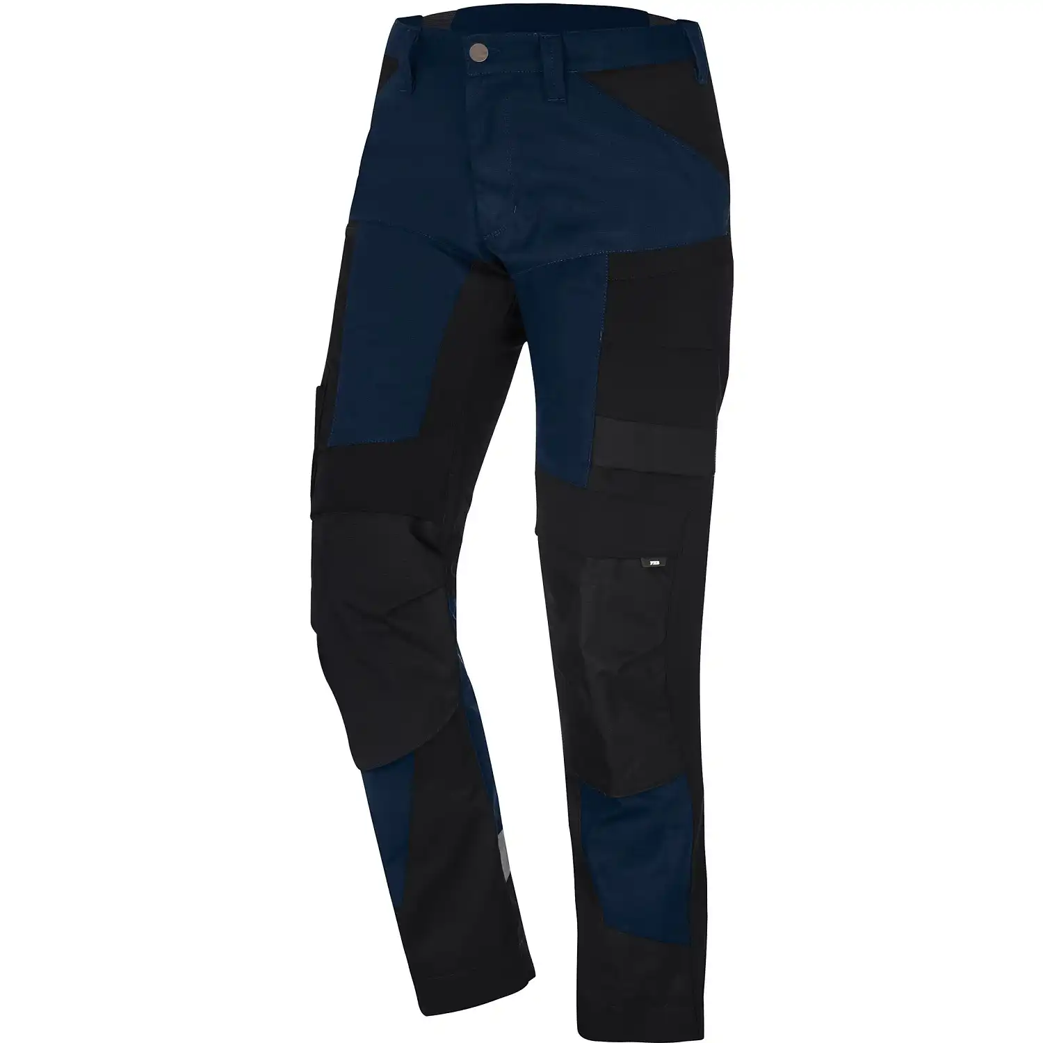 Stretch Bundhose Canvas "LEO" in marine/schwarz, 52 - Thumbnail 1