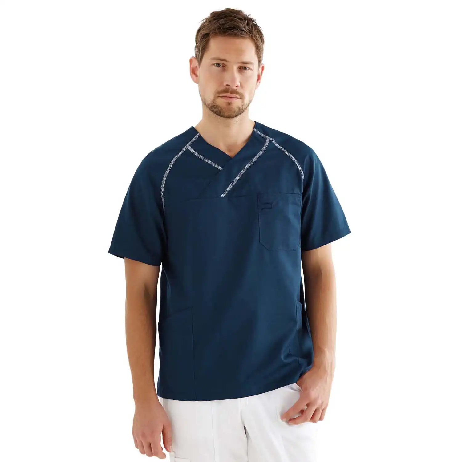Unisex Schlupfkasack "25349" TENCEL™ in marine, L - Thumbnail 2
