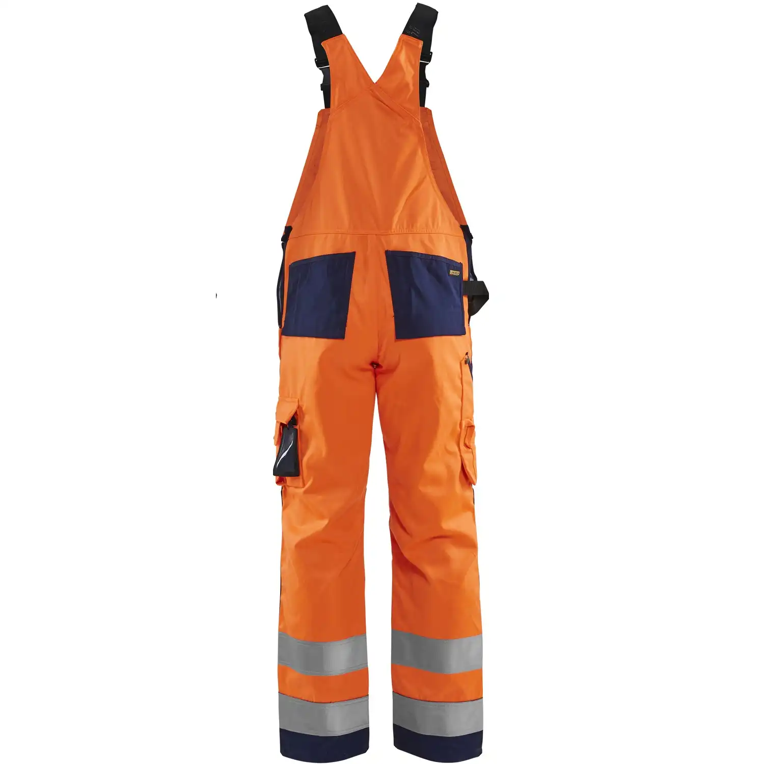 Warnschutz Latzhose "2660" in orange/marine, C60 - Thumbnail 2