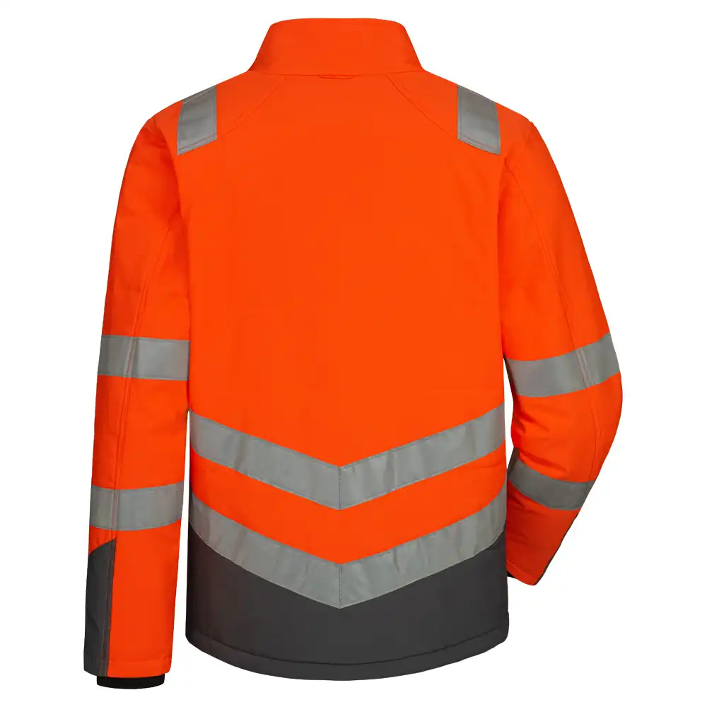Warnschutz Steppjacke  in orange/grau, M - Thumbnail 2