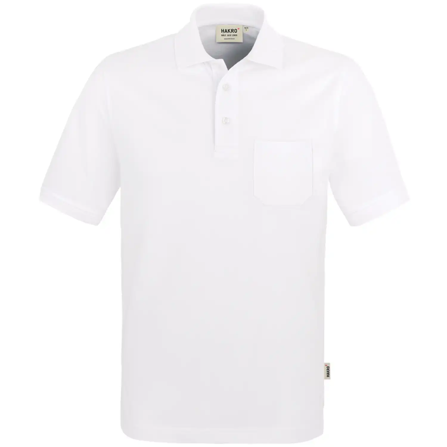 Pocket-Poloshirt "TOP" 802 in L, Weiß - Bild 1