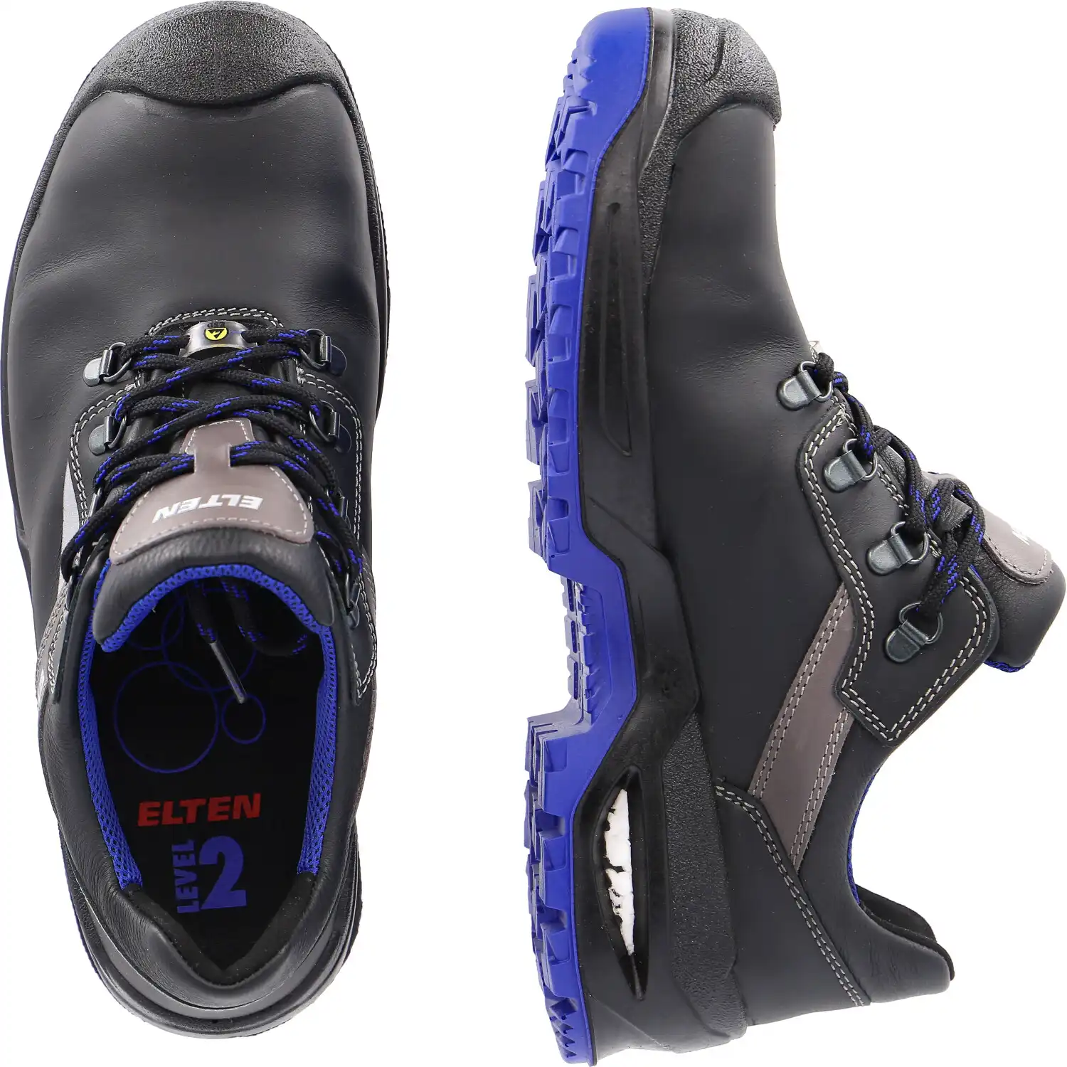 Sicherheitshalbschuhe S3 "STEFANO XXSG BLACK-BLUE LOW" ESD WELLMAXX in 36 - Thumbnail 2