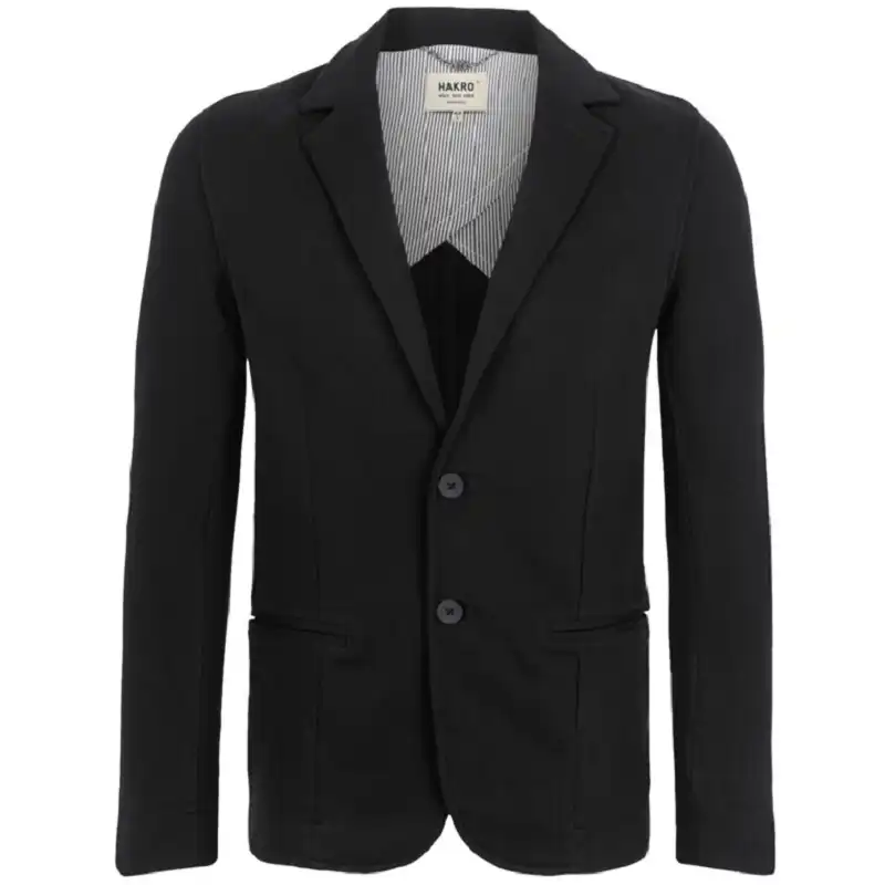 Premium Sweatblazer "COLLEGE" 660 in schwarz, L - Thumbnail 1