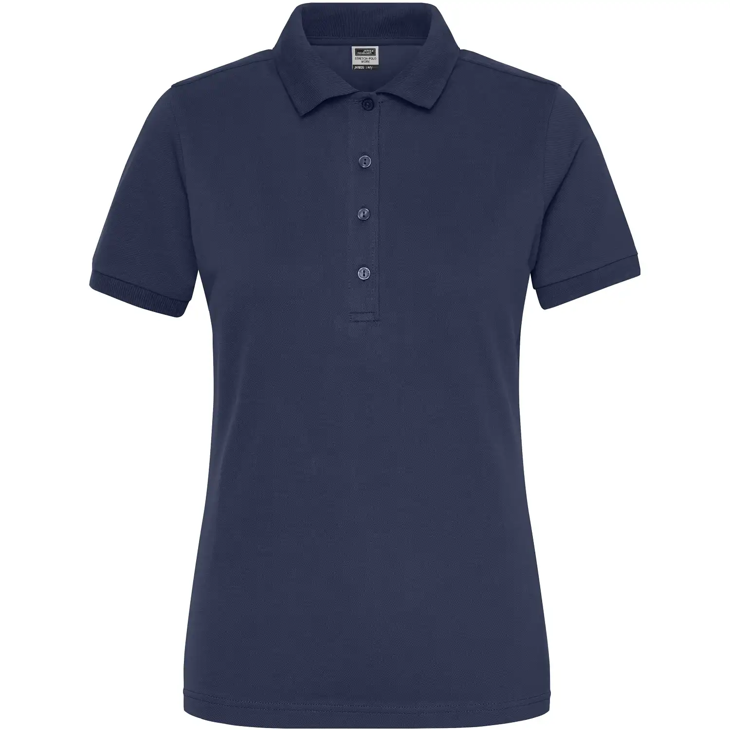 Damen Bio Stretch Polo-Shirt "JN1805" UV-Schutz in navy, XXL - Bild 1