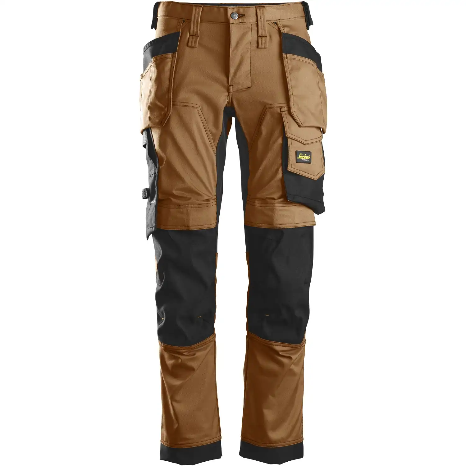 Handwerkerhose "6241" AllroundWork in braun/schwarz, 156 (56 lang) - Thumbnail 1