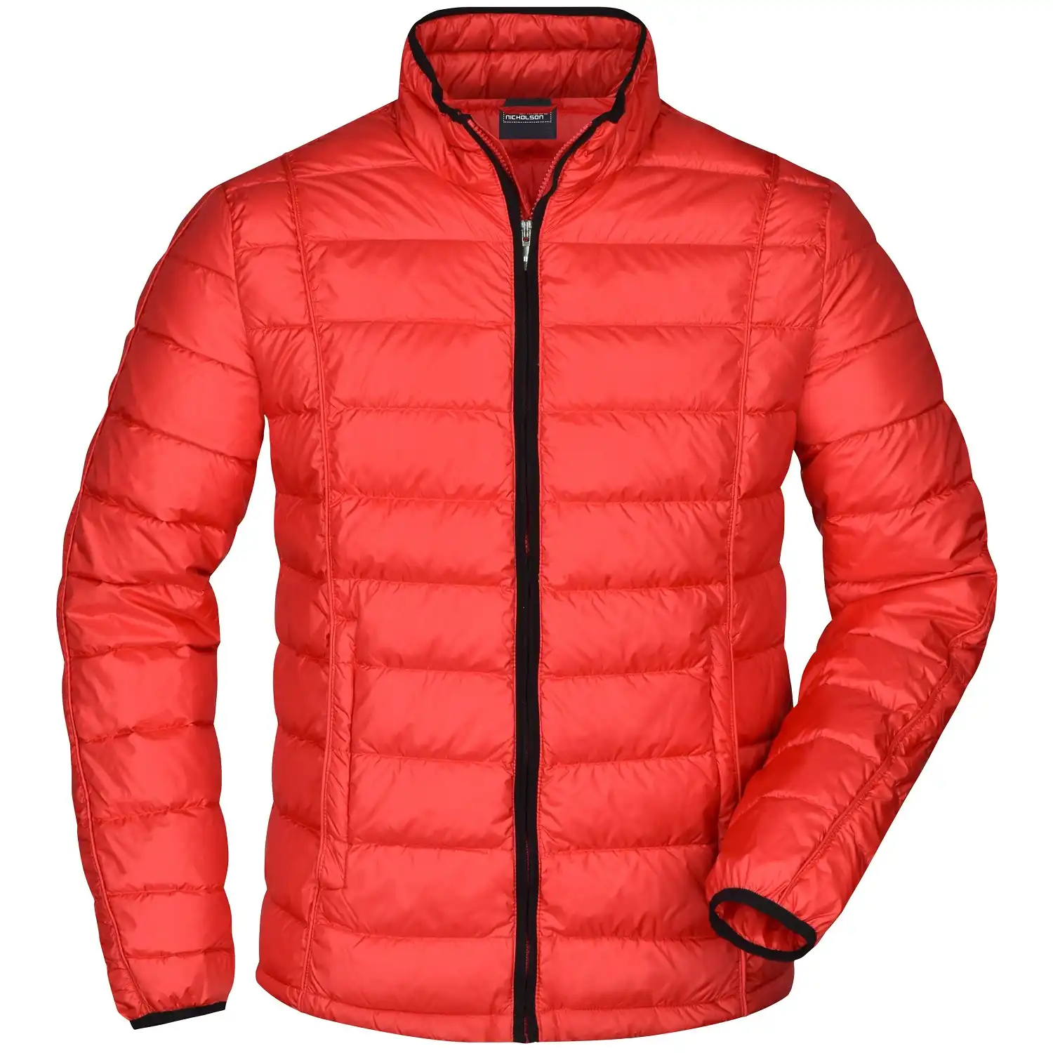 Daunenjacke "JN1082" in red/black, 3XL - Bild 1