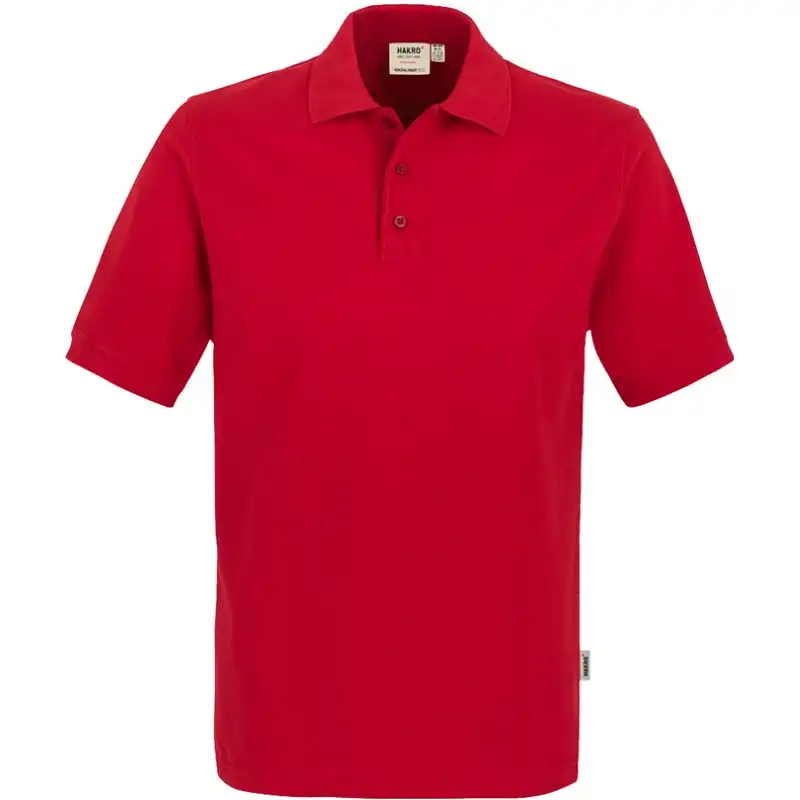 Polo-Shirt "MIKRALINAR® ECO GRS" 569 in Rot, L - Thumbnail 1