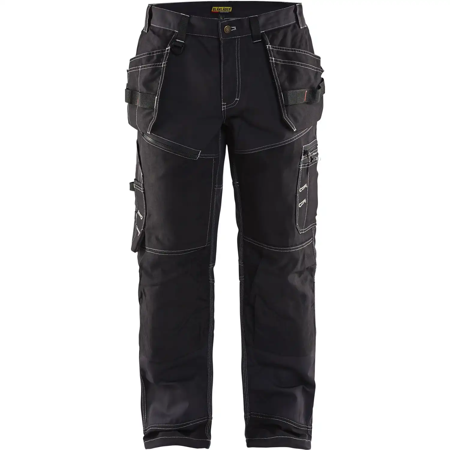 Handwerkerhose "X1500" 100% Baumwolle in schwarz, C150 - Thumbnail 1