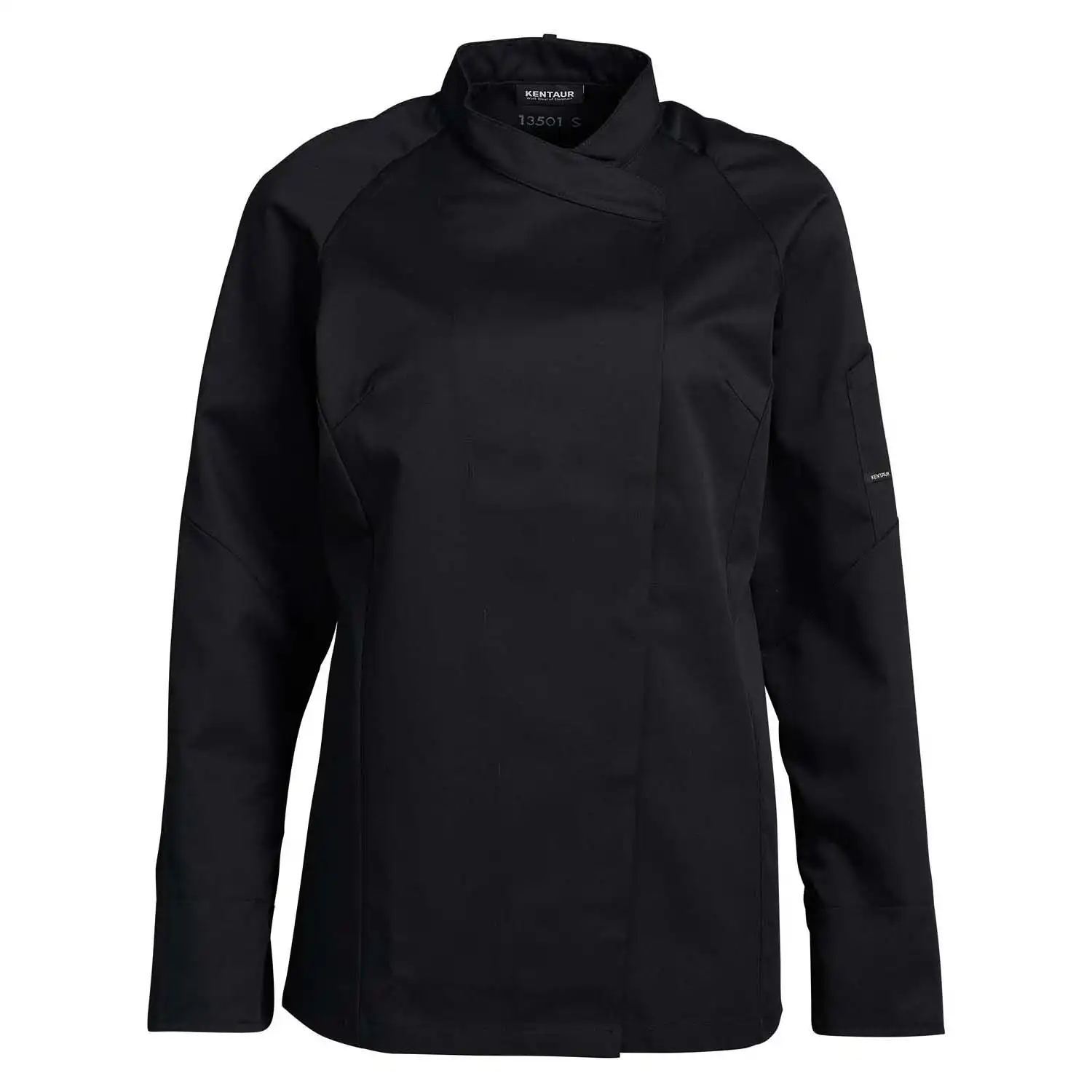 Damen Kochjacke "13501" in schwarz, L - Thumbnail 1