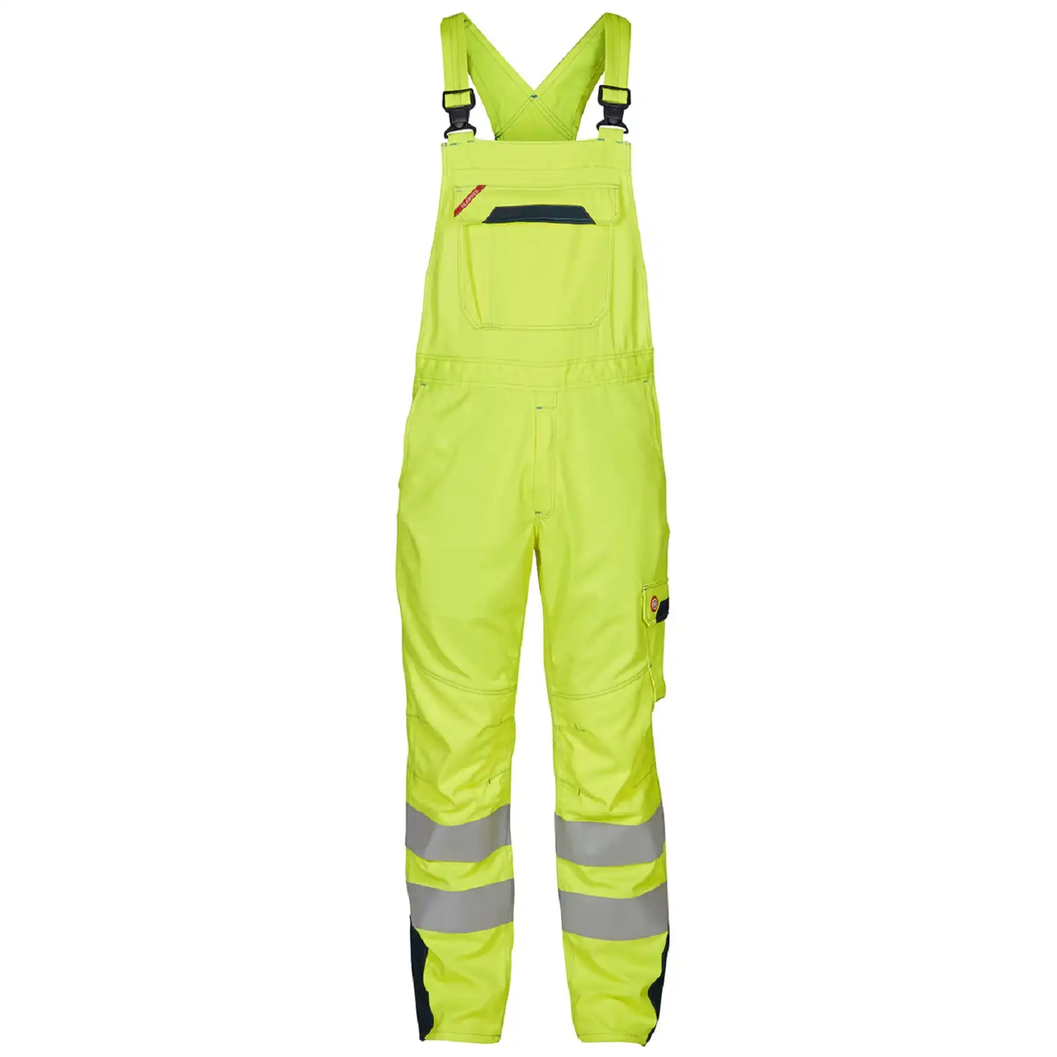 Multinorm Latzhose "3285-172" Safety+ gelb/marine in 44 - Bild 1