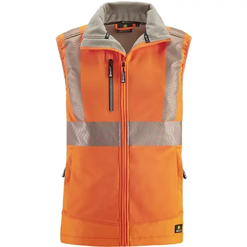 Warnschutz Softshell-Weste "PARAMUS" in Orange, L - Thumbnail 1