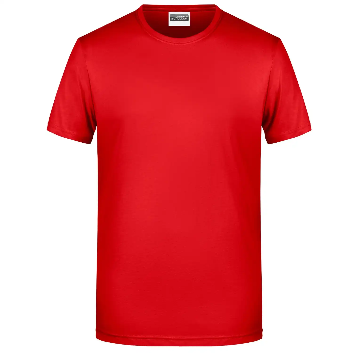 Basic T-Shirt "8008" in tomato, 3XL - Bild 1