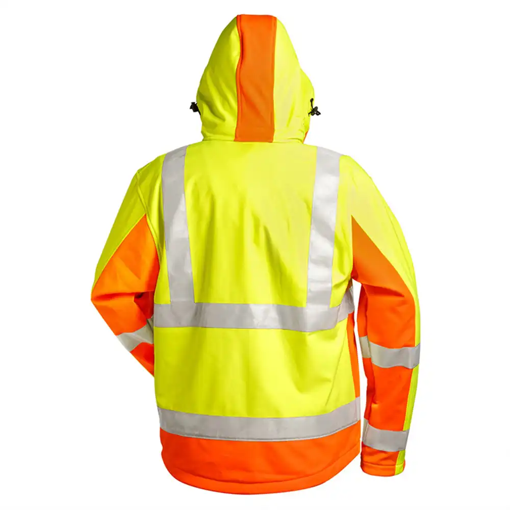 Warnschutz Softshelljacke "JIM" gelb/orange in XXL - Thumbnail 2