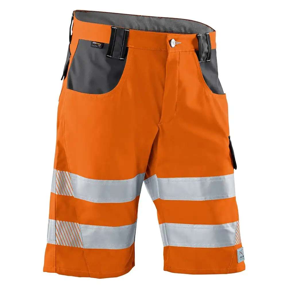 Warnschutz Shorts "REFLECTIQ" in warnorange/anthrazit, 54 - Bild 1