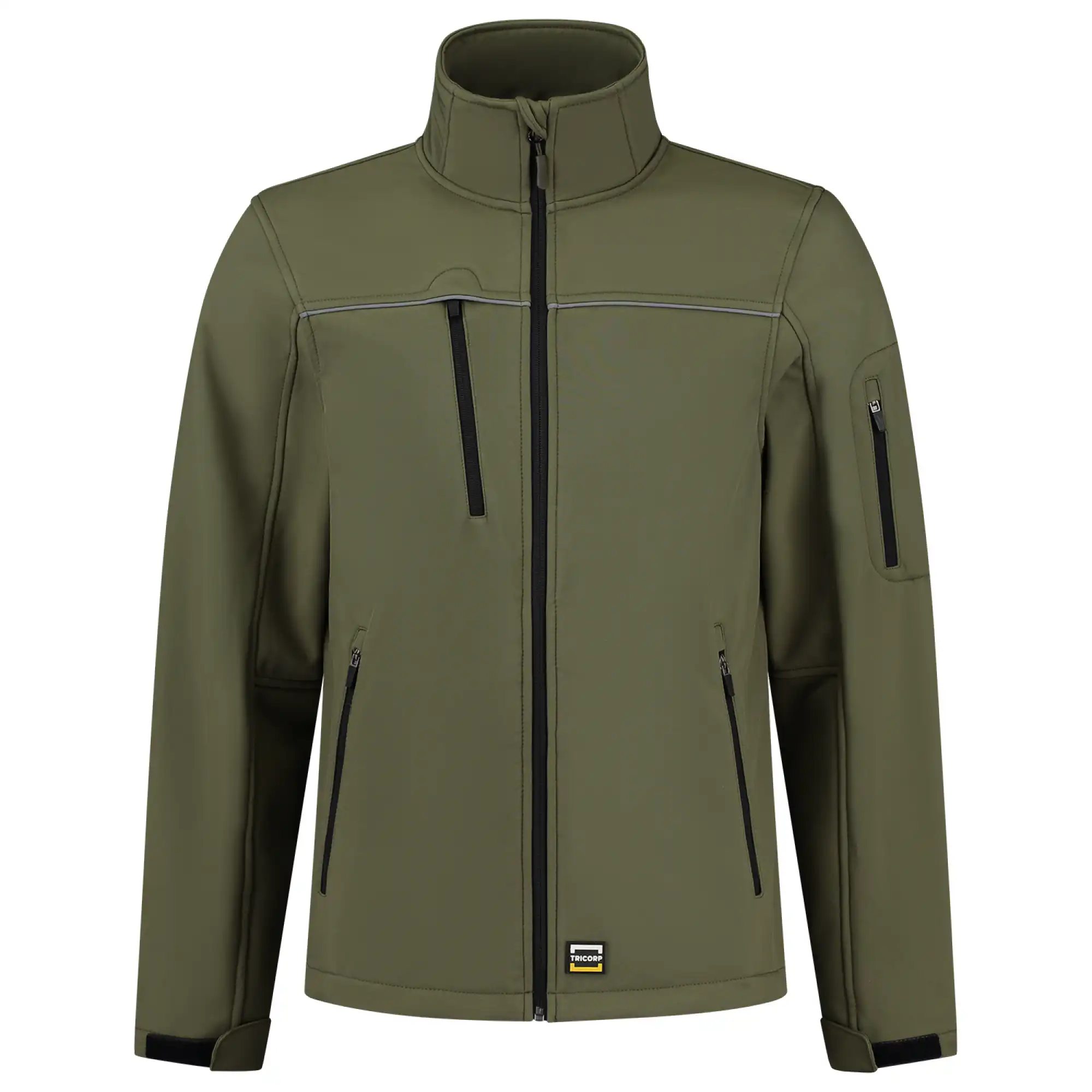 Softshelljacke "402006" Exzellent Workwear TRICORP in army, L - Thumbnail 1