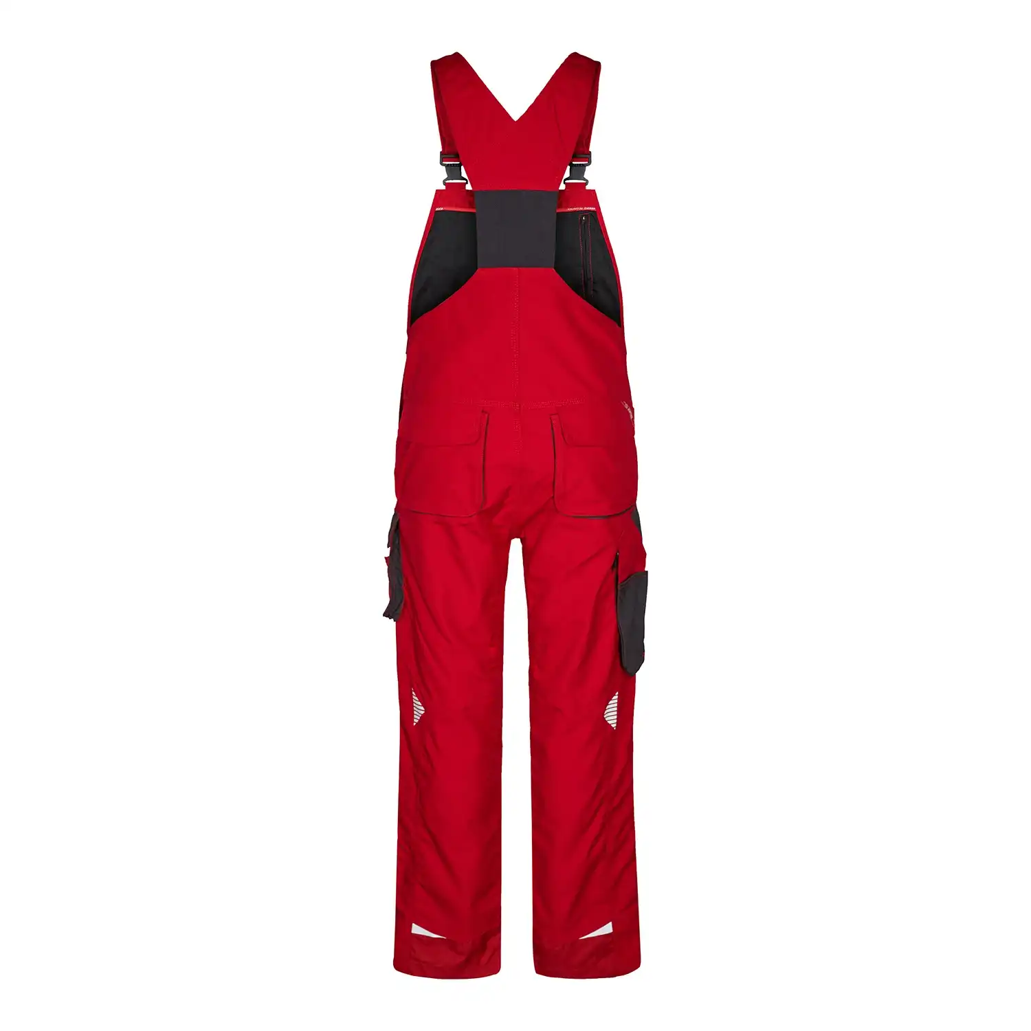 Latzhose "3810-254" Galaxy in rot/grau, 54 - Thumbnail 2