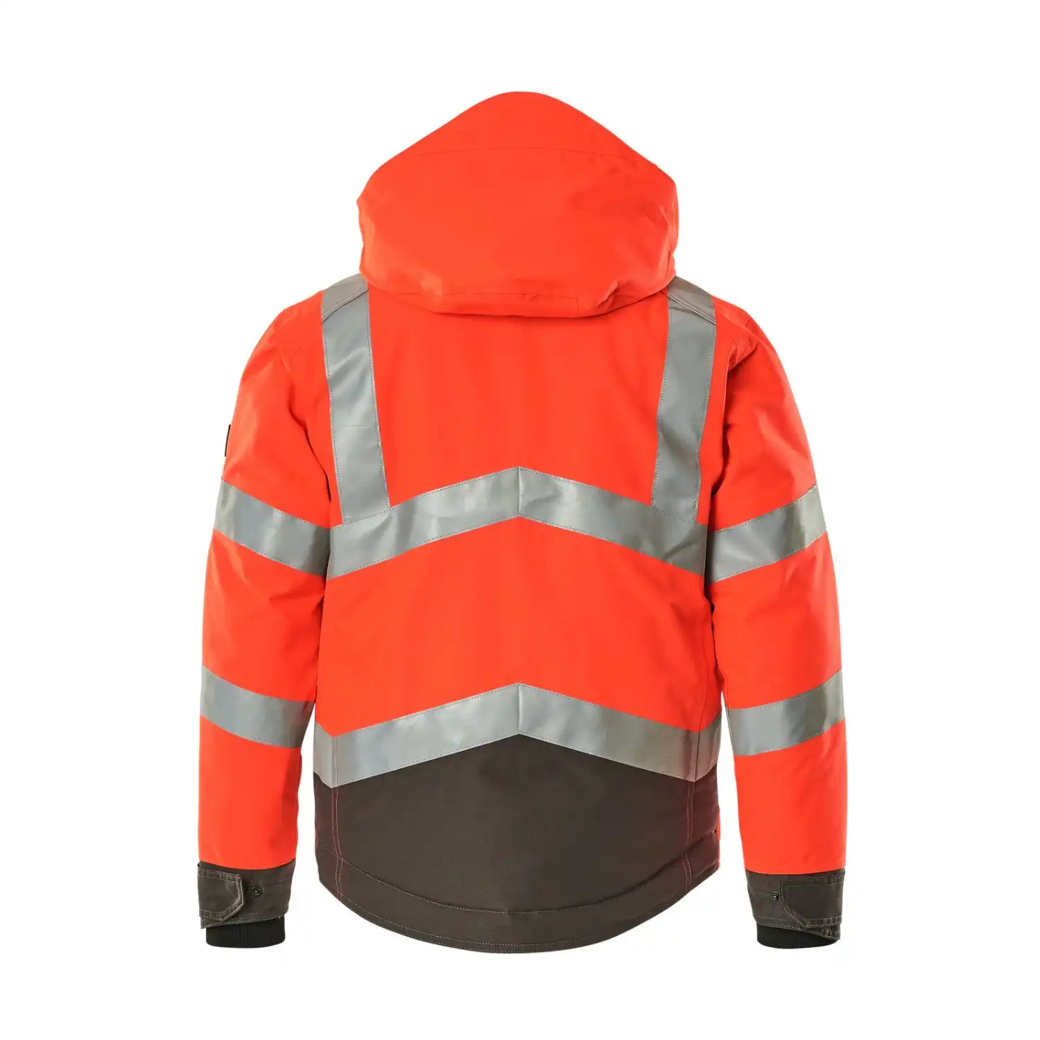 Warnschutz Winterjacke "HASTINGS" Safe Supreme in rot/anthrazit, XXL - Thumbnail 2