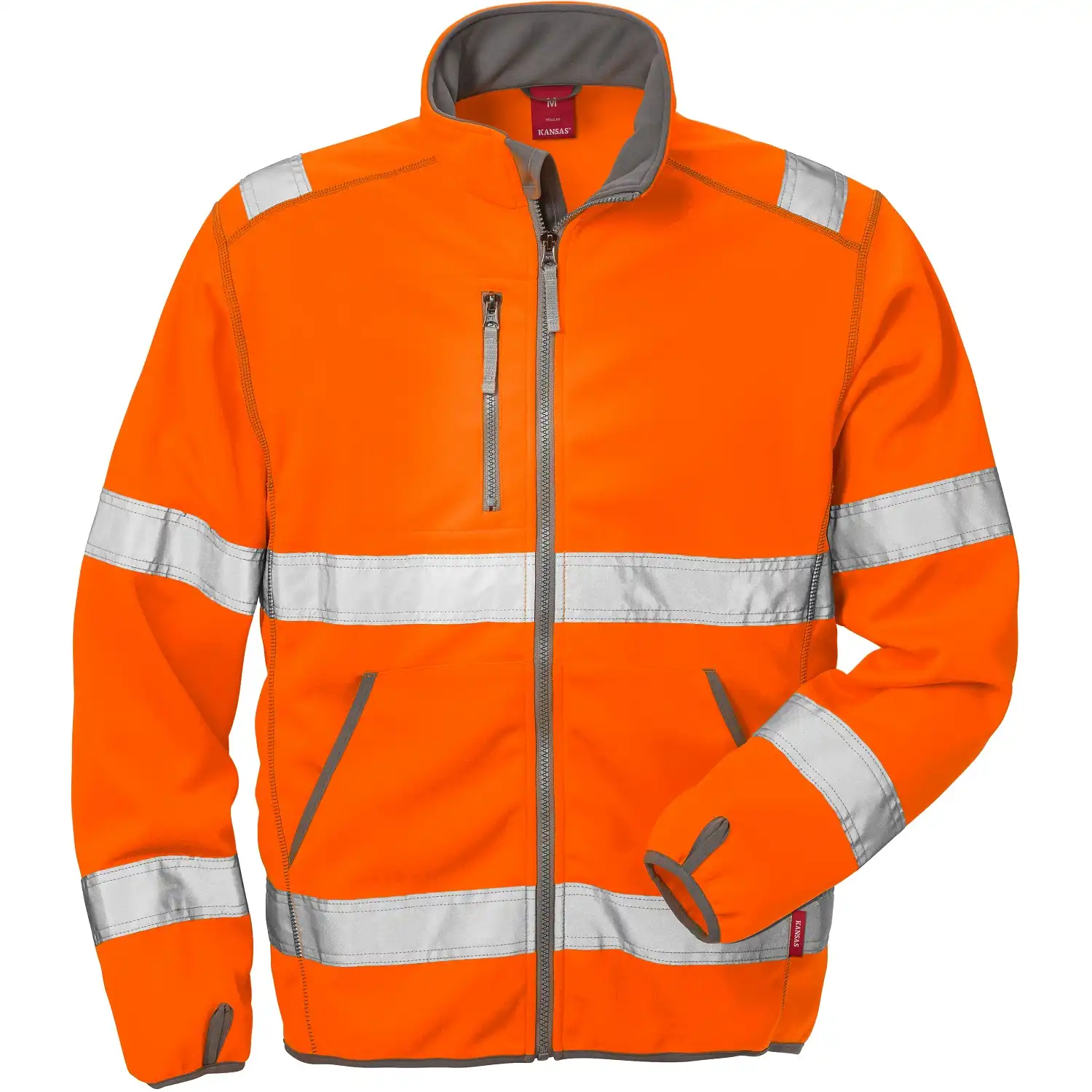 Warnschutz Softshelljacke "4840 SSL" Kl. 3 in Orange, XS - Thumbnail 1