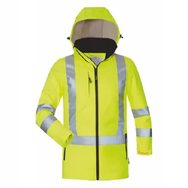 Damen Warnschutz-Softshelljacke "EMMA"gelb in 42 - Bild 1