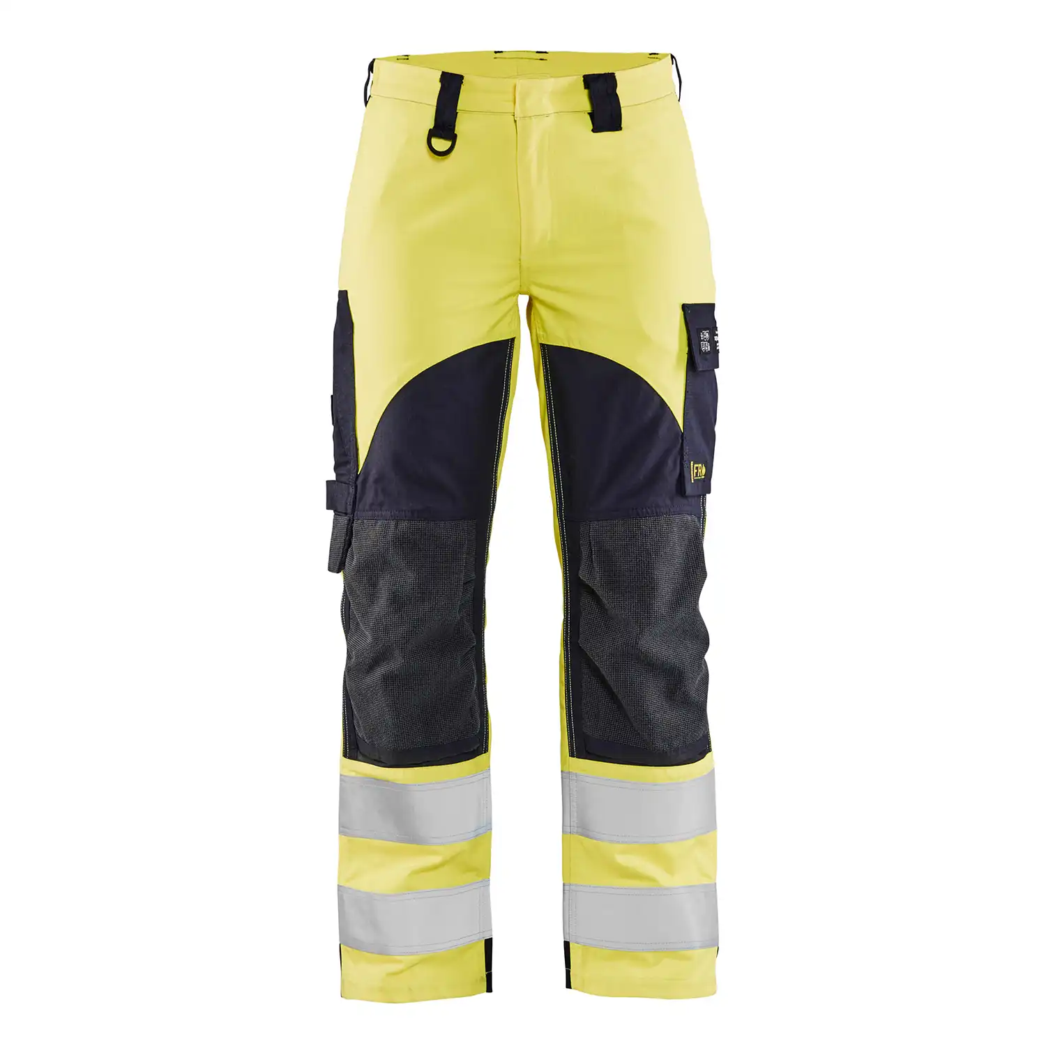 Damen Multinorm Bundhose "7189" gelb/marine in C50 - Thumbnail 1