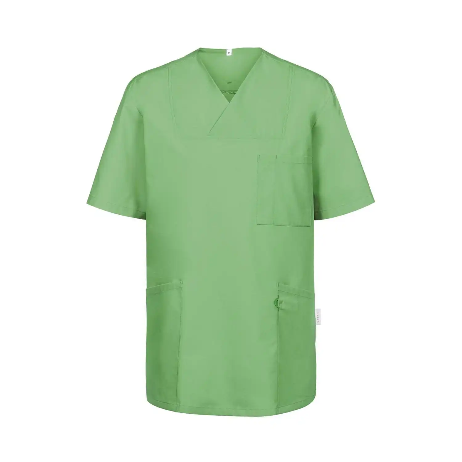 Unisex Kasack 5003 in hellgrün, L - Thumbnail 1