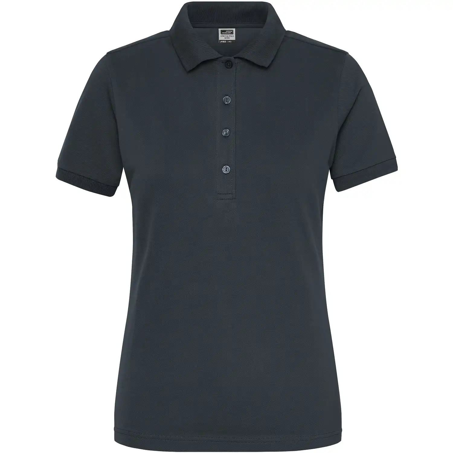 Damen Bio Stretch Polo-Shirt "JN1805" UV-Schutz in carbon, 3XL - Bild 1