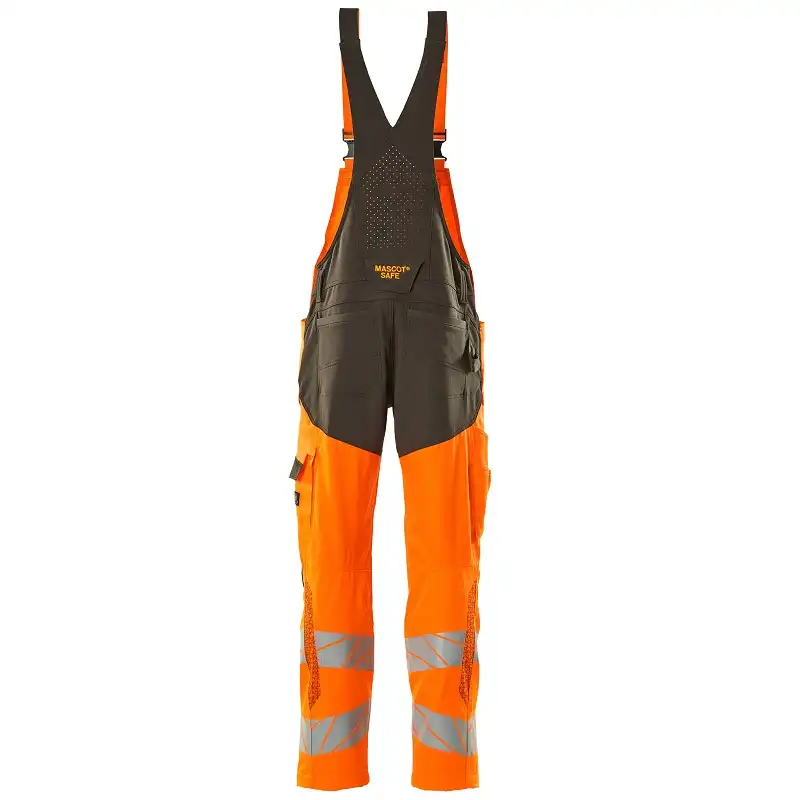 Warnschutz Latzhose "19569" Accelerate Safe in orange/dunkelanthrazit, 76C46 (EU 23) - Thumbnail 2