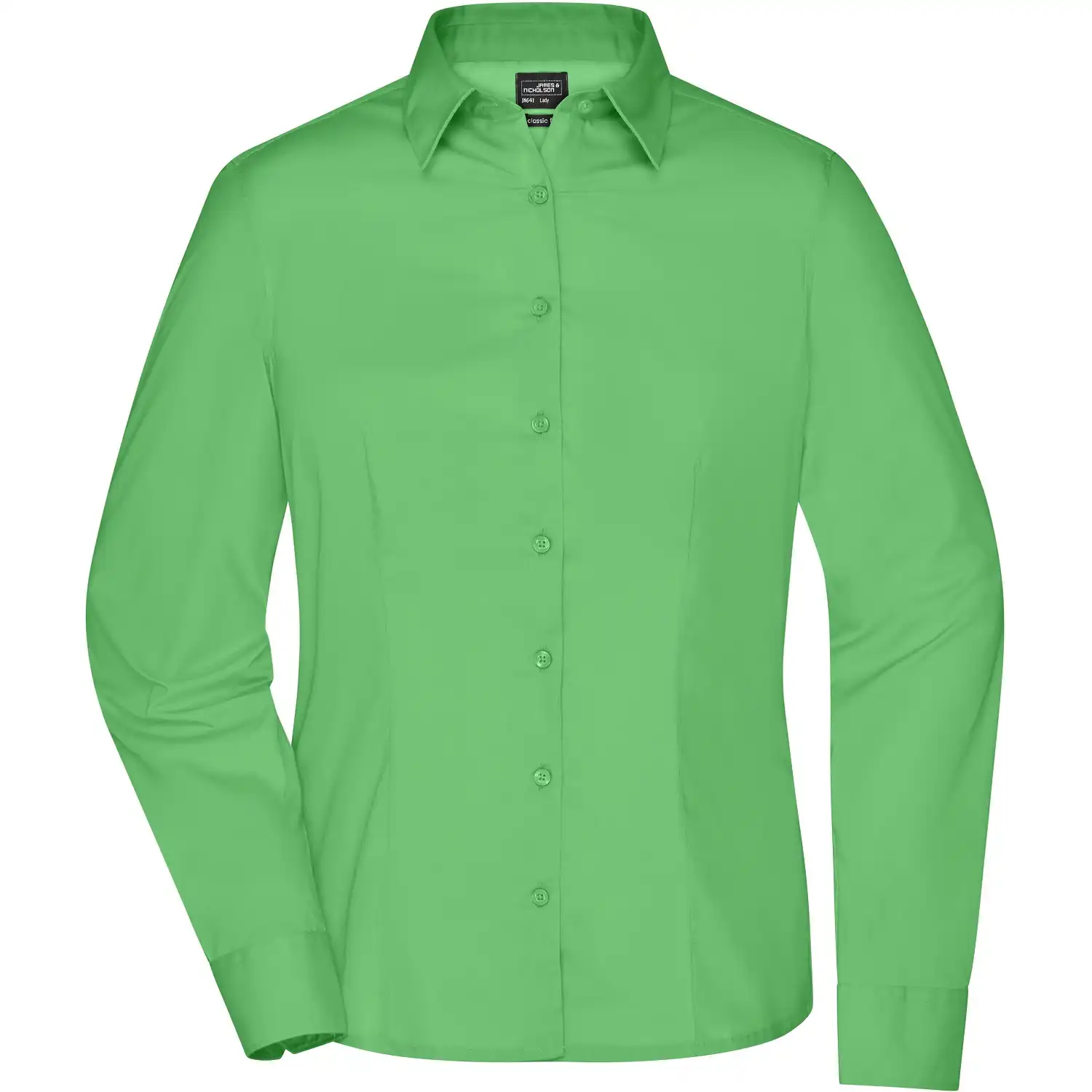 Damen Business Bluse "JN641" in lime-green, L - Bild 1