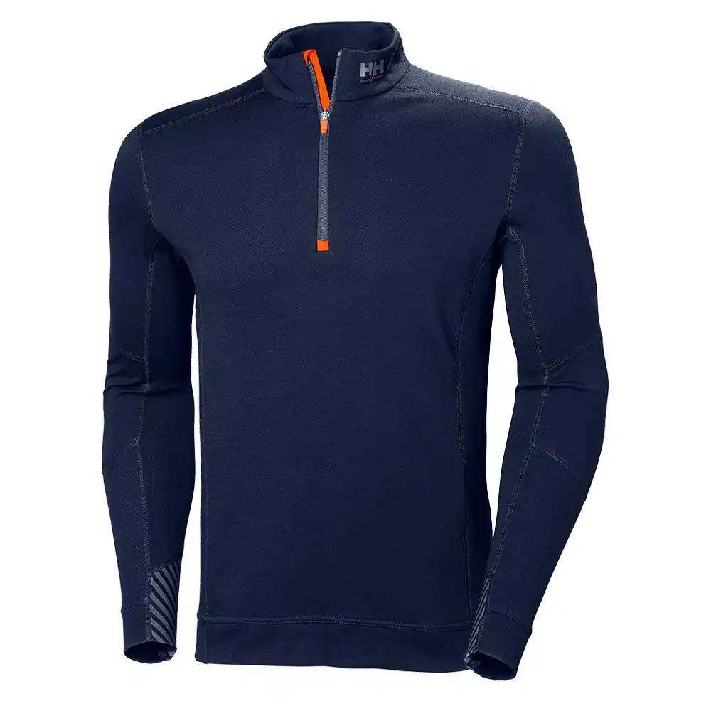 Langarm-Shirt "LIFA MERINO" Halfzip in navy, XL - Thumbnail 1