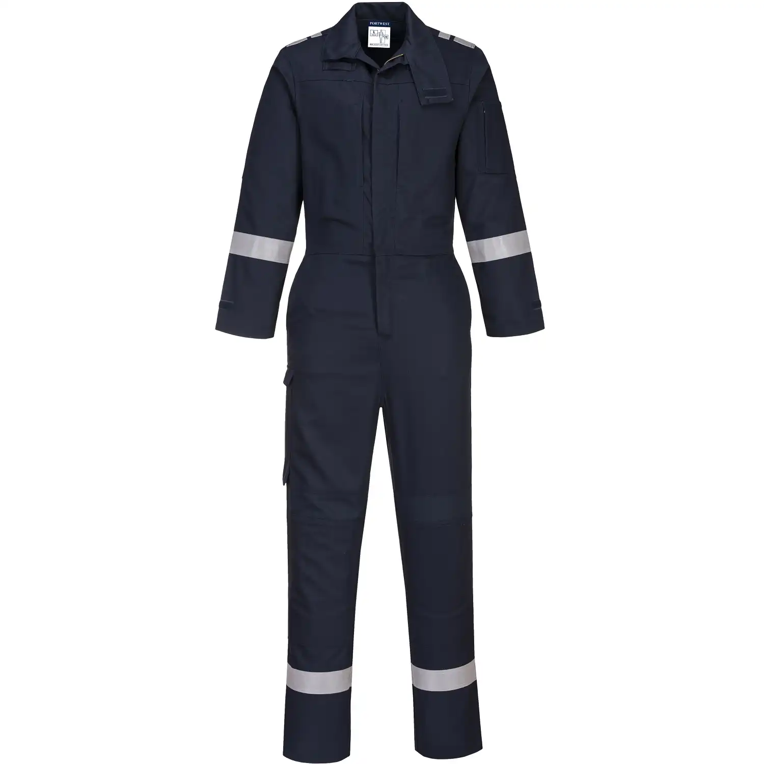 Multinorm Overall Kl. 2 "FR501" Bizflame Plus in marine, L - Thumbnail 1