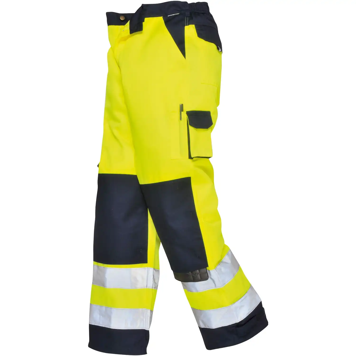 Warnschutz Bundhose "LYON" in gelb/marine, L - Bild 1