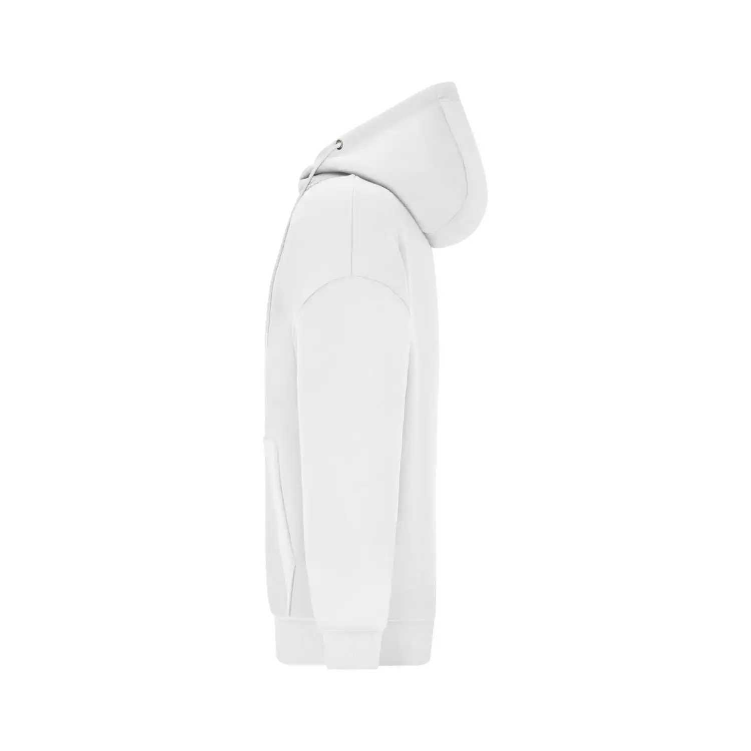Unisex Kapuzen-Sweatjacke "OVERSIZED HOODED JACKET" 8043 in white, 3XL - Thumbnail 3