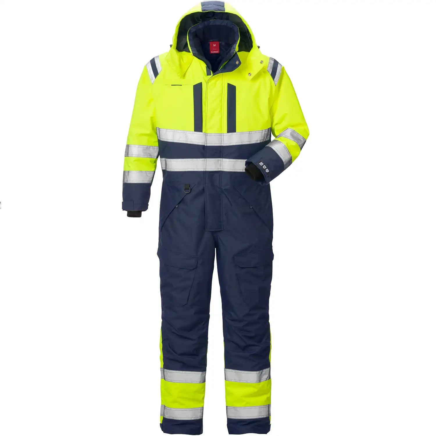 Multinorm Winter-Overall "8015 GTT" in gelb/marine, XL - Thumbnail 1