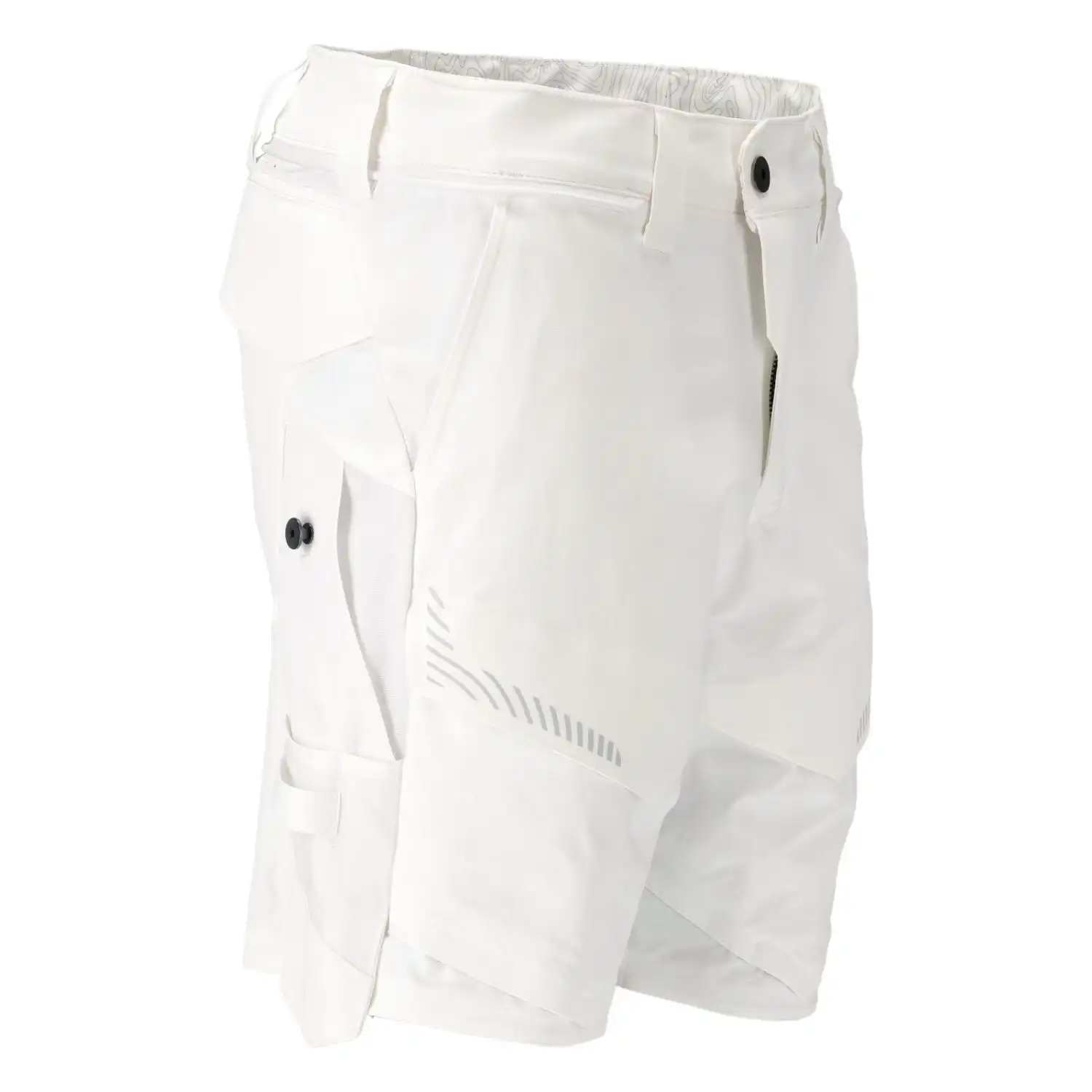 Stretch-Shorts "22149-605" Customized in 29C54, Weiß - Thumbnail 4