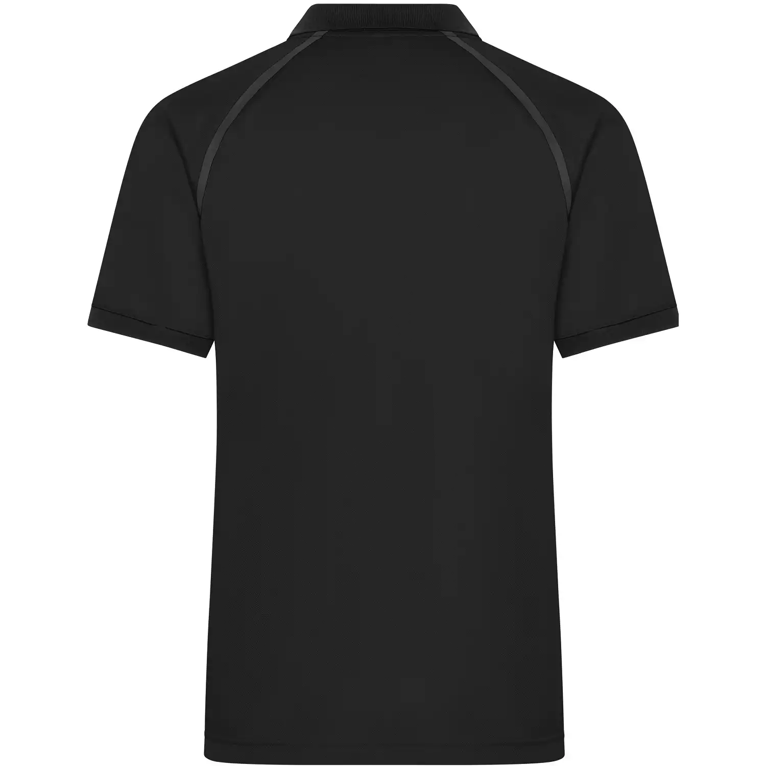 Zip Polo-Shirt "JN1308" in black/black, 3XL - Thumbnail 2