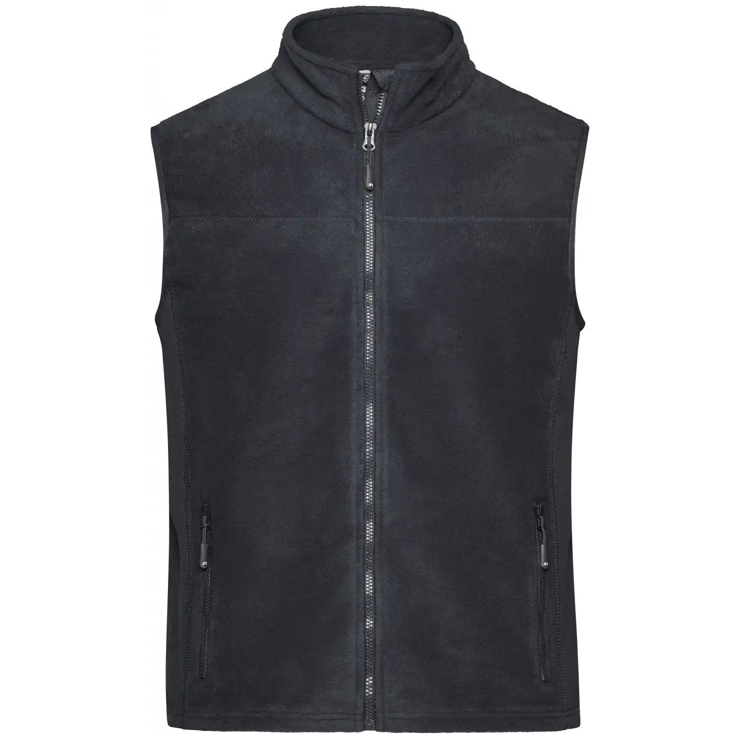 Fleece Weste "JN856" in carbon/black, 3XL - Bild 1
