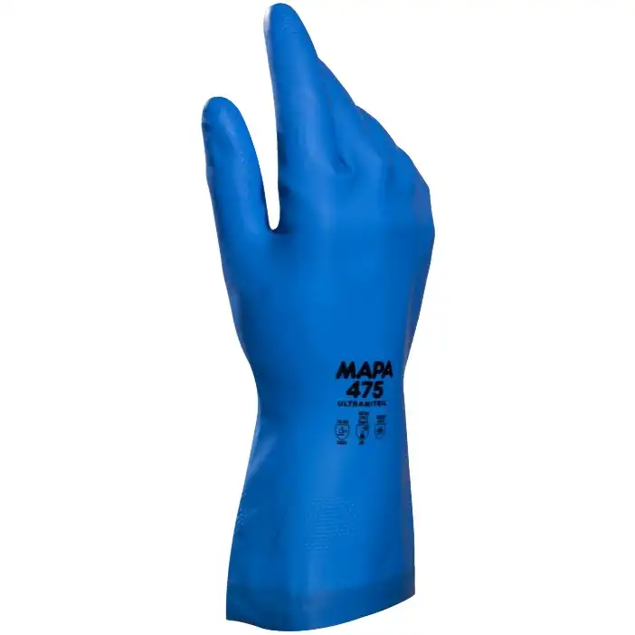 Nitril Handschuhe "Ultranitril" 475 blau in 8 (M) - Bild 1