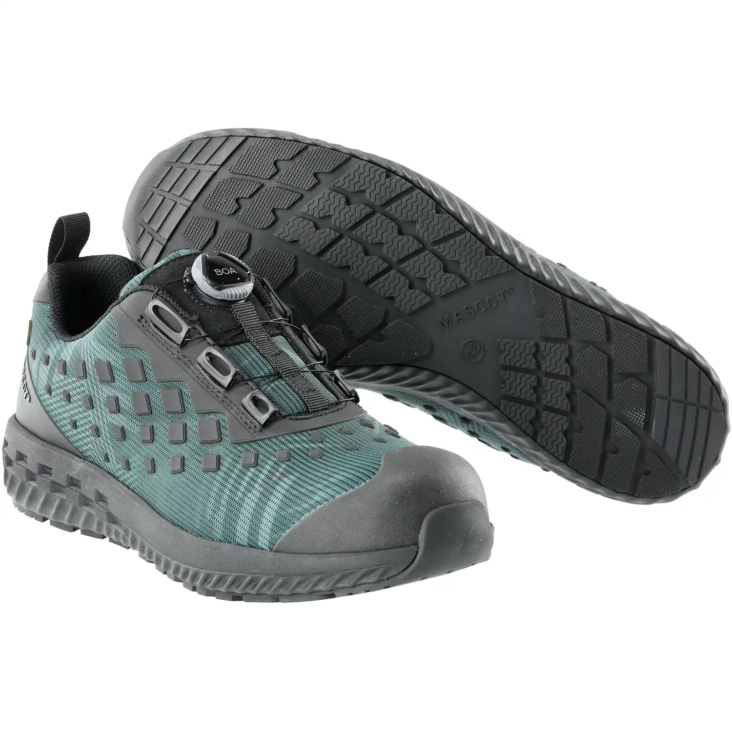 Halbschuhe S1PL "F0650-704" waldgrün in 45 - Bild 1
