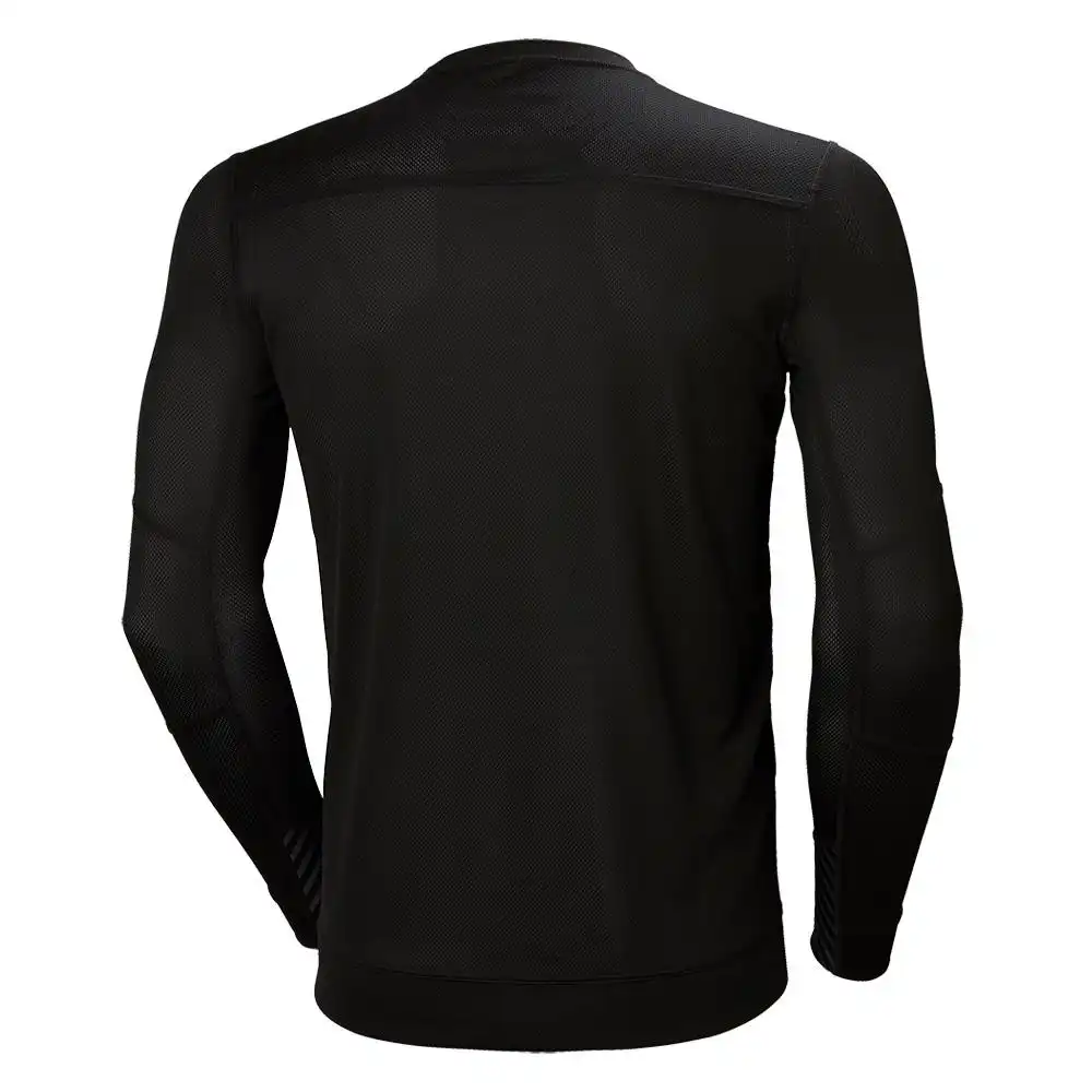 Langarm-Shirt "LIFA CREWNECK" in schwarz, M - Thumbnail 2